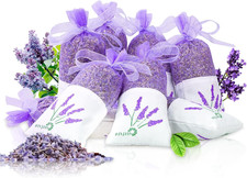8 Packs French Lavender Sachets for Drawers and Closets Fresh Scents, Home Fragr