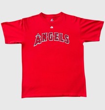 Los Angeles Angels Albert Pujols Jersey red vintage baseball tshirt Size Large