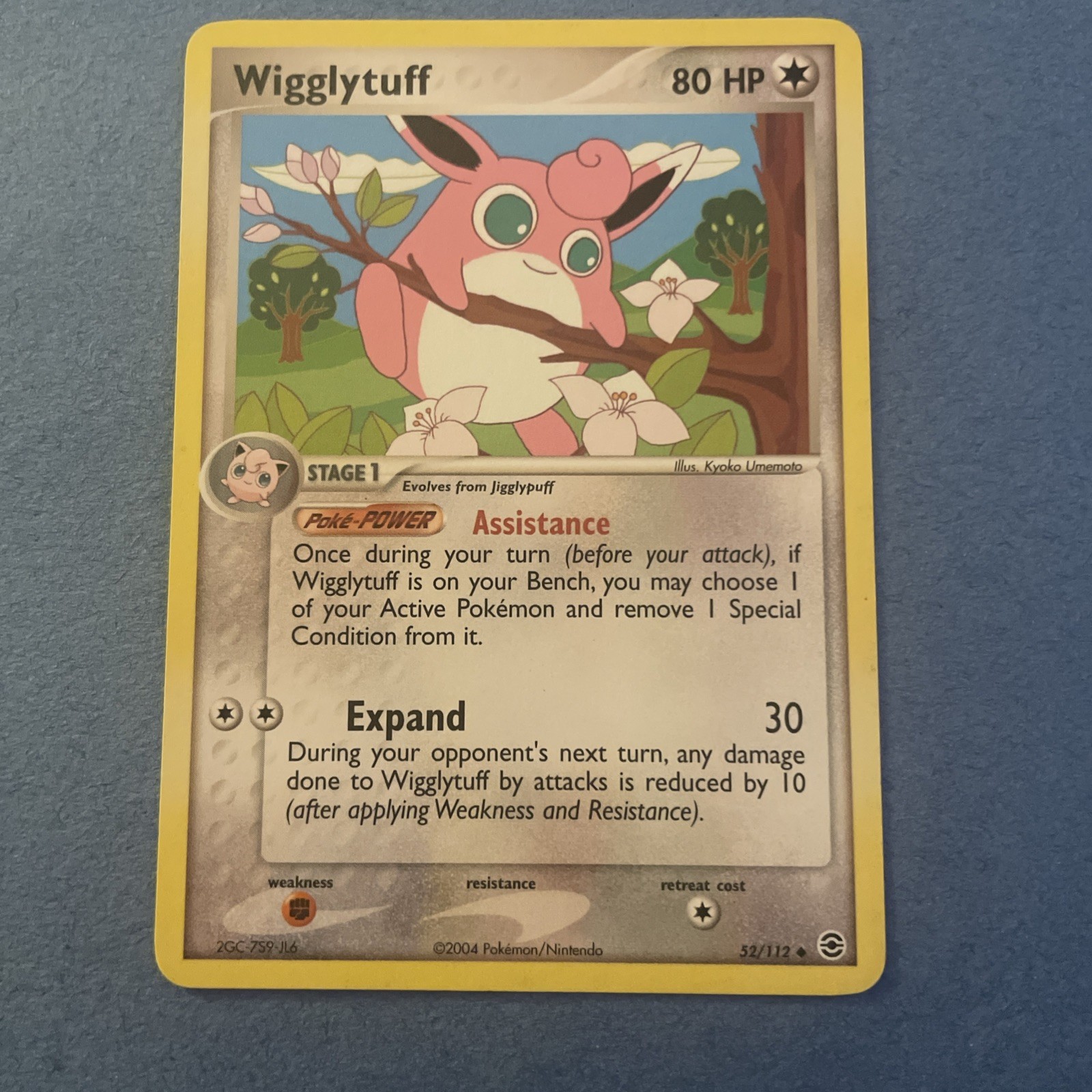Wigglytuff 52/112 EX-FireRed & LeafGreen Non-Holo Pokémon Card TCG 