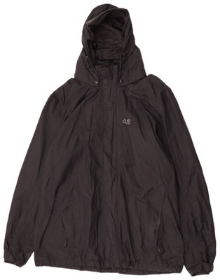 Jack Wolfskin Herren Regenjacke mit Kapuze UK 50 3XL schwarz Polyamid AU01