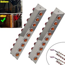 2pcs Universal Under Mirror Light Bars With 36 Button Light 34 Inches Holes Usa