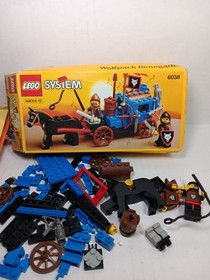 LEGO Castle: Wolfpack Renegades (6038) - Mostly Complete w/ Box and Instructions