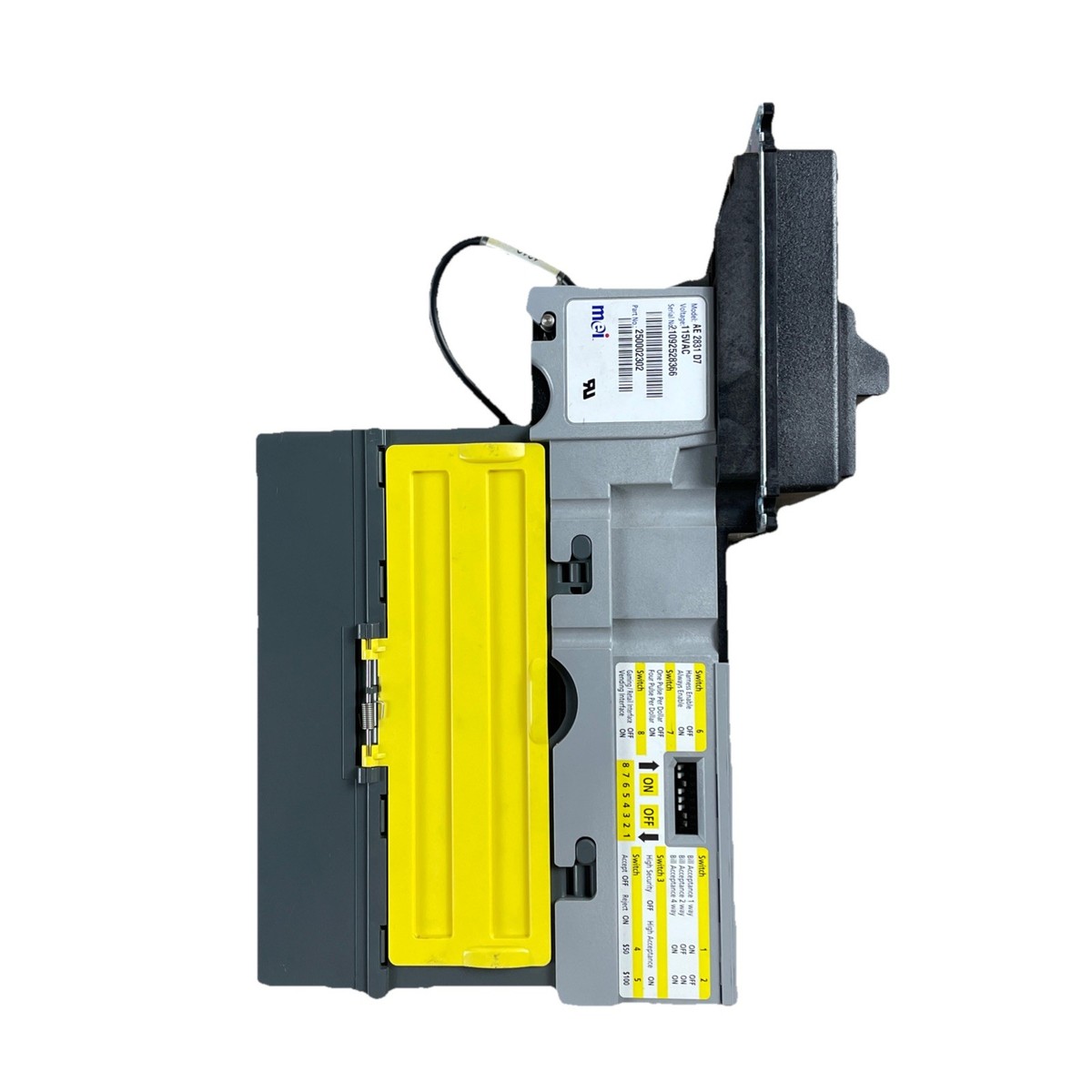 MARS MEI AE 2831 Bill Acceptor $1 - $100 Updated Arcade Vending