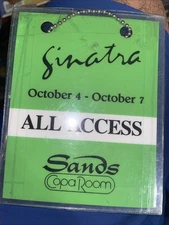 Sinatra ￼All Access Backstage Pass - October 4- October 7 ￼Sands Copa Room