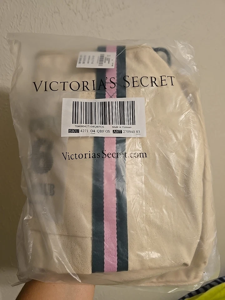 Nuevo Bolso de Mano Victoria's Secret 2025 ROSA Dormitorio con Correas Ajustables Nuevo con Etiquetas Foto 4 de 4