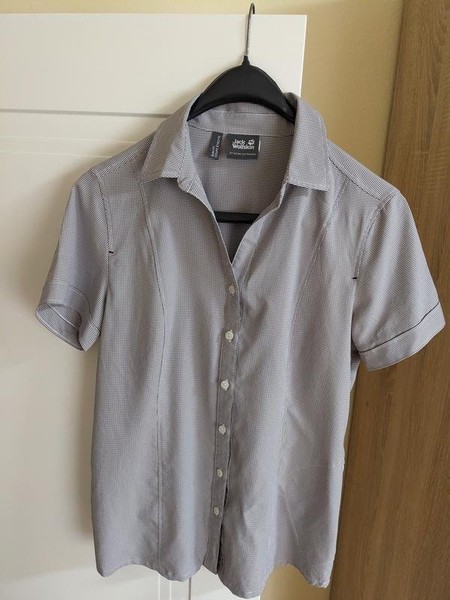 Women Jack Wolfskin Shirt Grey Polyester 40 / L /
