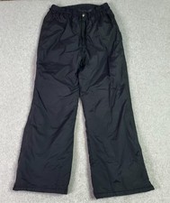 Obermeyer Tundra Snow Pants Mens XL 38x31 Black Insulated Zip Ski Snowboard