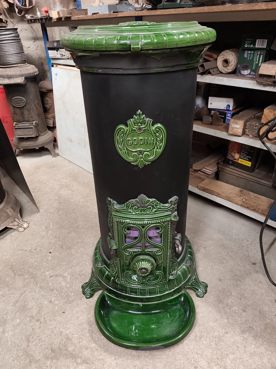 Rose, Marguerite et Blé: cafetière tôle émaillée bleu N°R40