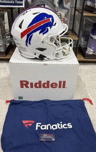 Josh Allen Autographed Buffalo Bills F/S SpeedFlex Helmet - Fanatics COA 🔥🔥