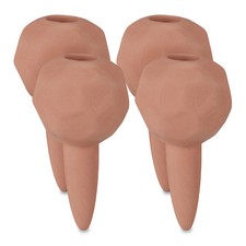 Bewässerungskugeln Durstkugeln Pflanzenwasserer 4 Stück 60 ml terracotta