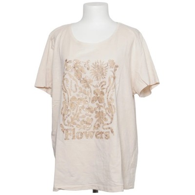 NKD, T-shirt, Größe: 48/50, Beige, Baumwolle, Print, Damen #1WG