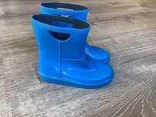 UGG Toddler Rahjee Rubber Ankle Rain Boot Boys Size 10 Blue 1016733T