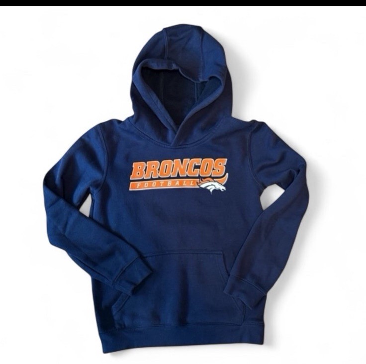 NFL Denver Broncos Kids Hoodie Size M - 10/12
