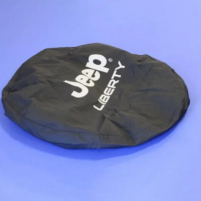 #ad #ad Mopar 29quot; 30quot; Premium Black Spare Tire Cover w Bright Silver Jeep Liberty Logo $86.07