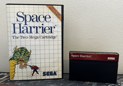 Space Harrier (Sega Master System , 1986) No Manual, Cart + Case
