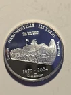 Rare Great Seal Of The State Nevada  1 Troy Oz .999 Fine Silver Round 1879-2004