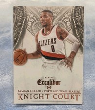 2014-15 Panini Excalibur Knight Court #28 Damian Lillard Blazers