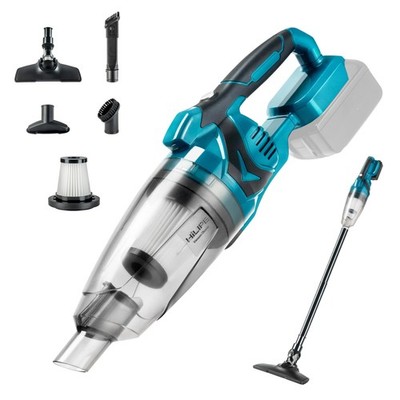 HILIPE Cordless Handheld Vacuum Cleaner for 18.6''L x 6.2''W x 6''H, Blue/Black 
