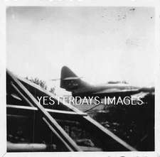 Photograph USA Republic F-84 Thunder Jet Aircraft (66) 2.5"x2.5" Small Picture