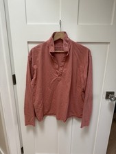 without tags Frank Eileen Patrick Heritage Jersey Popover Henley Mauve G3D