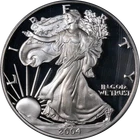 2004-W Silver American Eagle $1 PCGS PR70 DCAM - STOCK