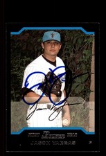 Signed Baseball Card Auto Jason Vargas 2004 Bowman #BDP97 Florida Marlins
