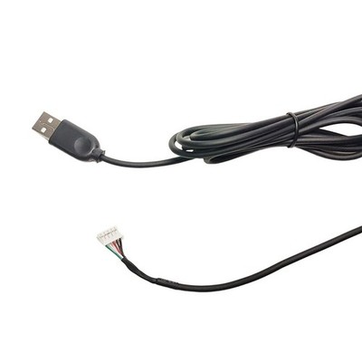Kompaktes schwarzes Mauskabel für Logitech Jupiter Trackball Maus T BC21 PC