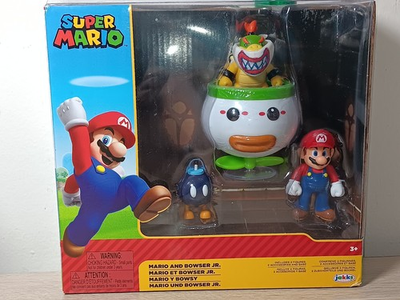 #ad *FREE SHIP* 2.5quot; BOWSER JR CLOWN CAR Super Mario World of Nintendo RARE $150.00