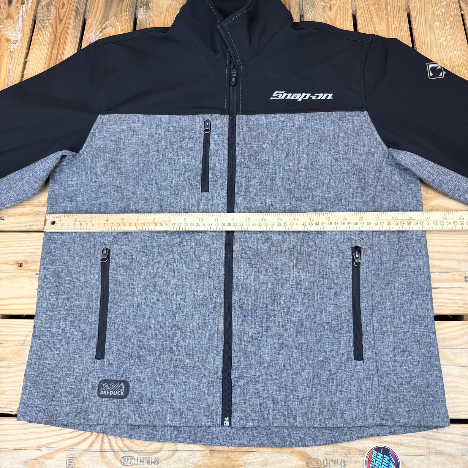 Dri Duck Motion Softshell Jacket Snap-on Logo Wor… - image 6