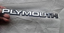 Plymouth Emblemlogo Black And Chrome 50s 60s Plymouth Emblemlogo Black And Chrome 50s 60s