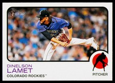 2022 Topps Heritage #718 Dinelson Lamet