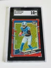 Panini Donruss Optic Jahmyr Gibbs Rookie #236 Red Mojo Prizm SGC 10 Lions SP