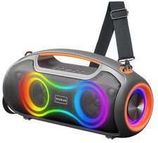 Portable Bluetooth Speaker Wireless, 180W Max Loud Waterproof Speakers, Bass ...