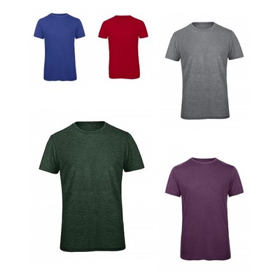 B&C Herren TRIBLEND T-SHIRT MEN Kurzarm Rundhals S M L XL XXL 3XL TM055 NEU