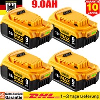 4X Per Batteria Dewalt 18V 9,0Ah Xr DCB184 DCB183 DCB182 DCB200 DCB208 DCB206 DCB205