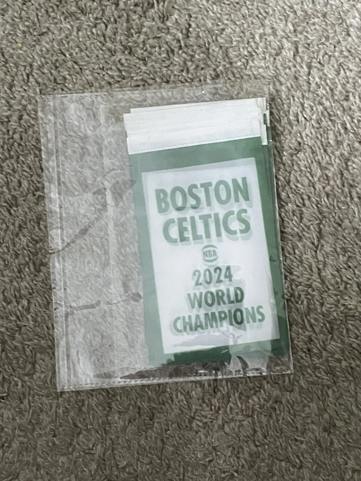 Juego Completo Boston Celtics Campeones NBA Lote 18 Banderas/Banderas 4” x 6” NUEVO Foto 2 de 2