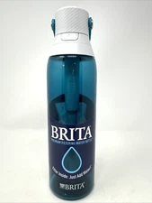 Brita 26 oz Sea Glass Premium Leak Proof Filtered Water Bottle with Straw NEW!