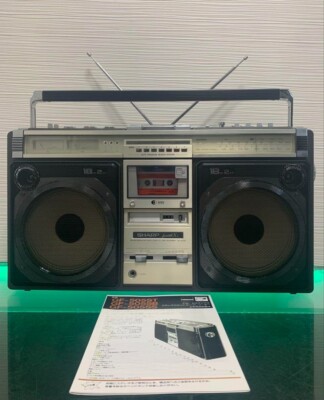 シャープ/SHARP GF-505SB(THE SEARCHER-XL 505) SHARP GF-505SB Black Tested 1979 The Searcher XL 505 Boombox