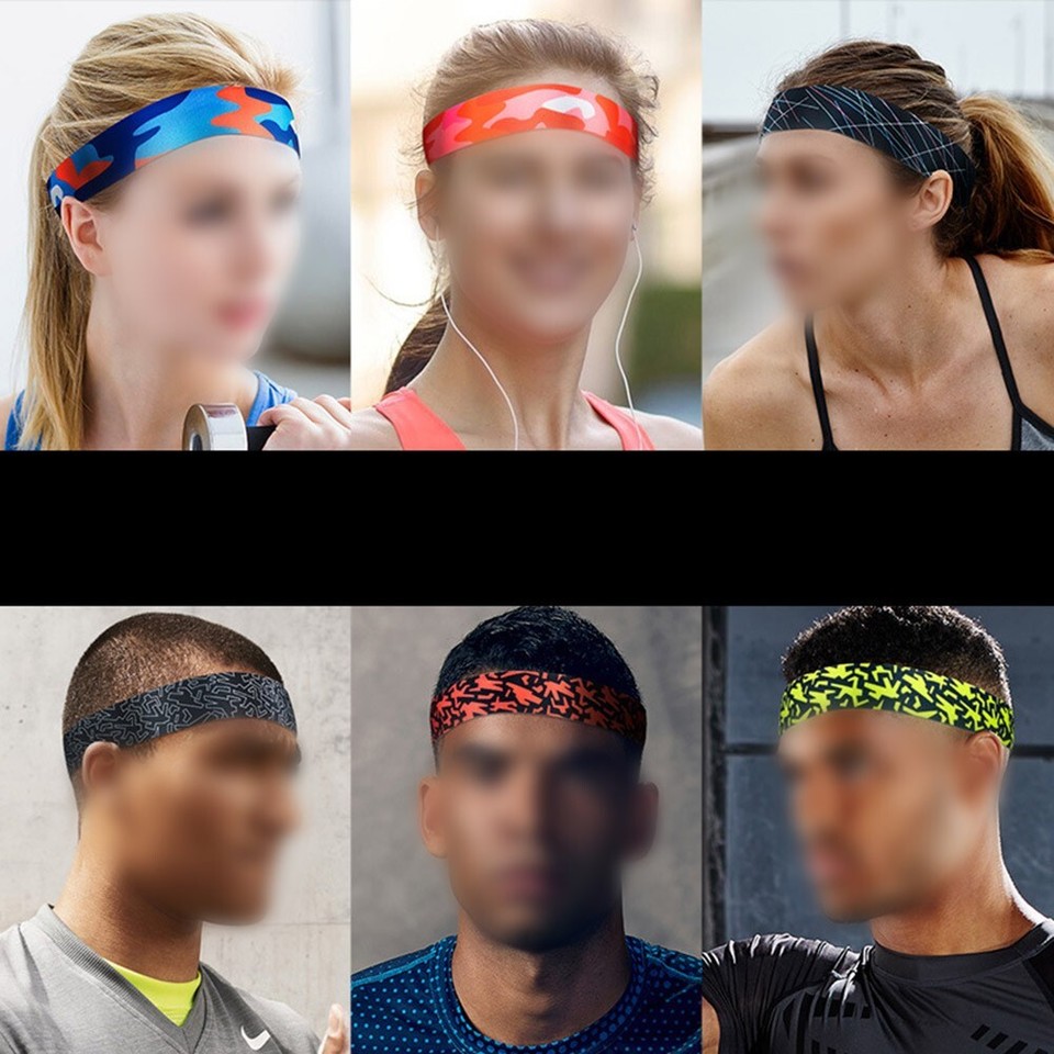 Elastic Force Antiperspirant Head Band Tennis Headband Fitness