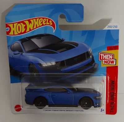 HOT WHEELS FORD MUSTANG DARK HORSE 250/250 THEN AND NOW 10/10 HRY93