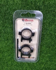 Burris Zee Rings, 1" Low Scope Rings, Weaver, Gloss Black Steel - 420080