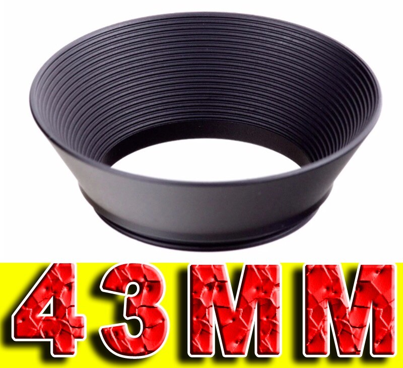 Paraluce Grandangolare Per Obiettivo 43mm - In Metallo, Anti Luce Parasita, Per Foto Nitide - Foto 7