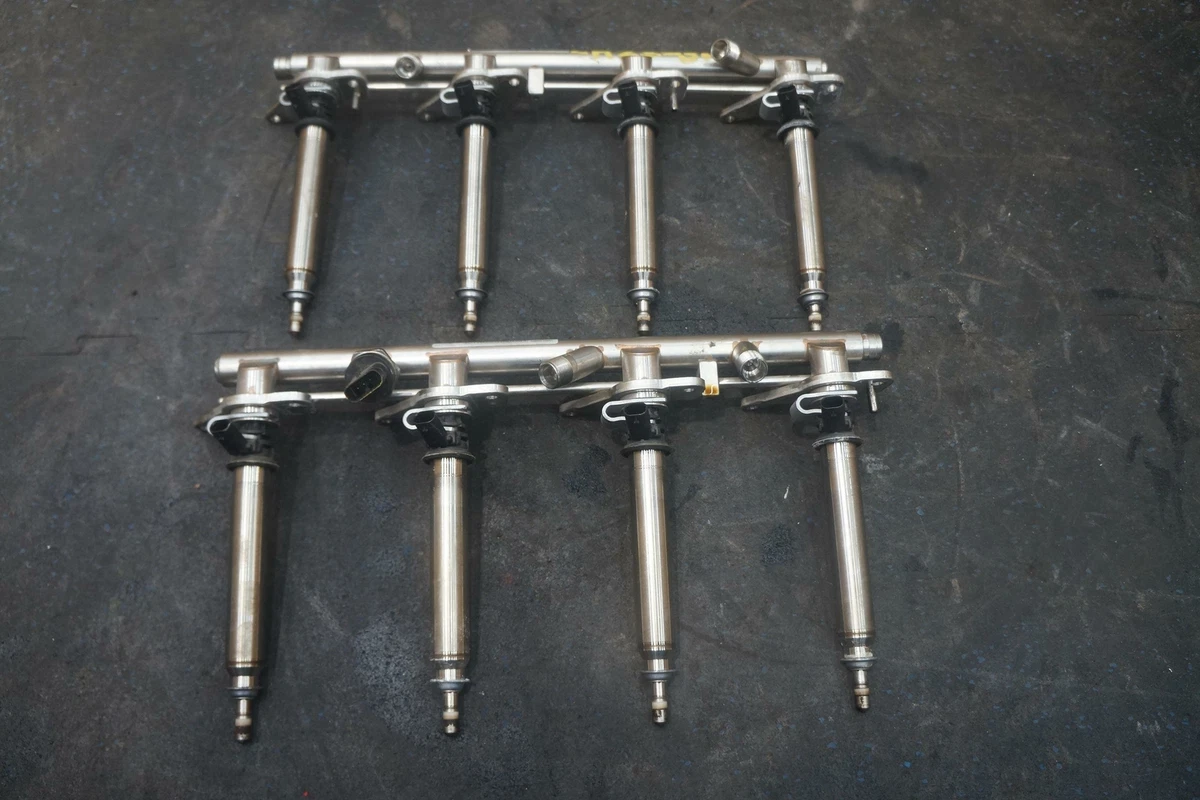 Set Fuel Injection Rail Pipe 8 Injector Set 2560705600 Mercedes 