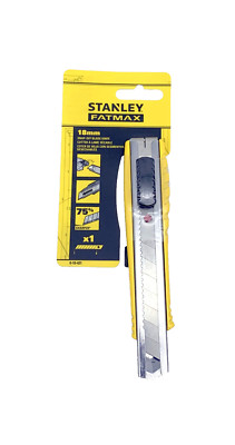 STANLEY Cuttermesser FatMax  Klingenbreite 18 mm Länge 155 mm Aluminium