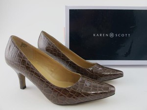 chocolate pumps shoes