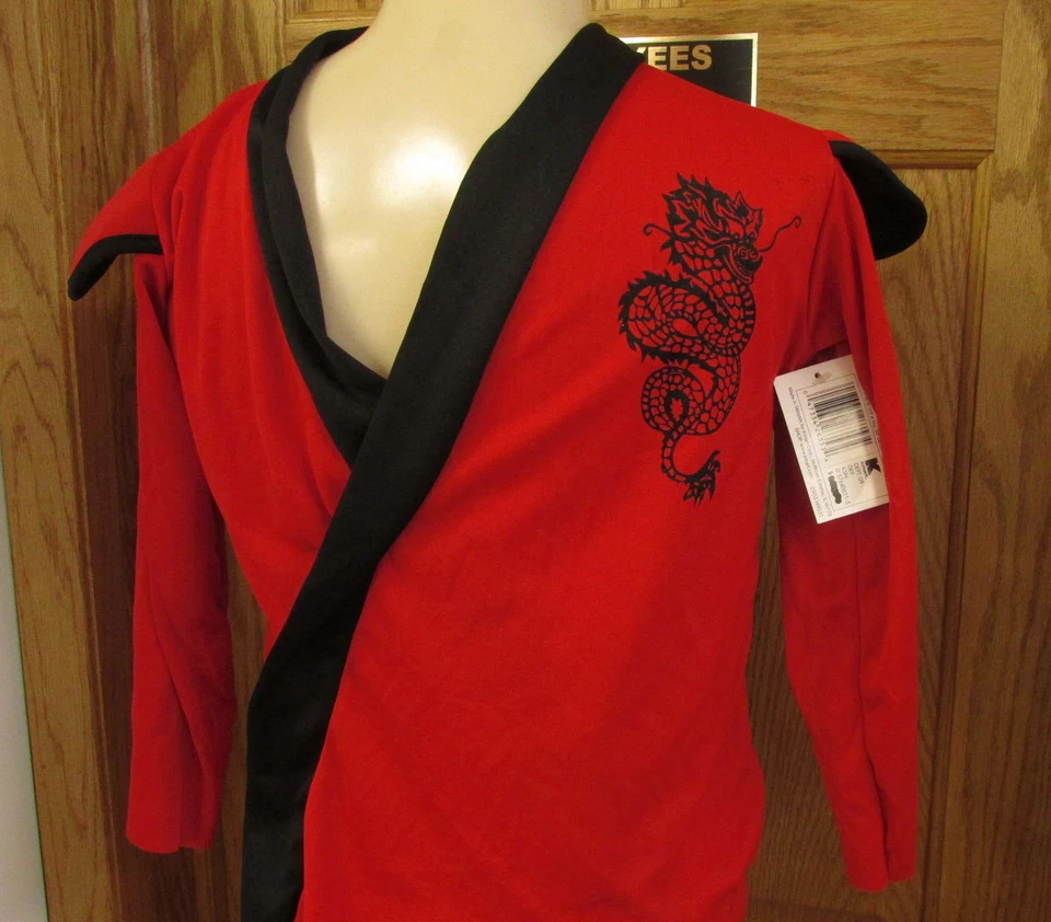 Disfraz de Halloween para niño dragón rojo ninja talla pequeña Foto 2 de 3