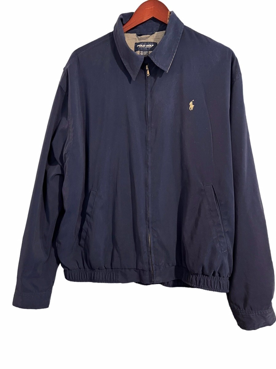 Polo by Ralph Lauren ブラックジャケット XL Polo Ralph Lauren Golf Jacket Men's XL Black Full Zip Lined
