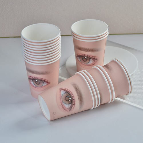 Eyelash Extension Practice Board Grafting Lashes Training Disposable Paper Cups - Picture 9 of 11