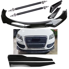 Front Bumper Lip Splitter Spoiler Body Kit Side Skirt For Audi Q5 2009-202