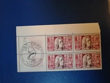 France 1966 bloc 4 timbres neuf** OBL PREMIER JOUR N° 1487 académie des sciences